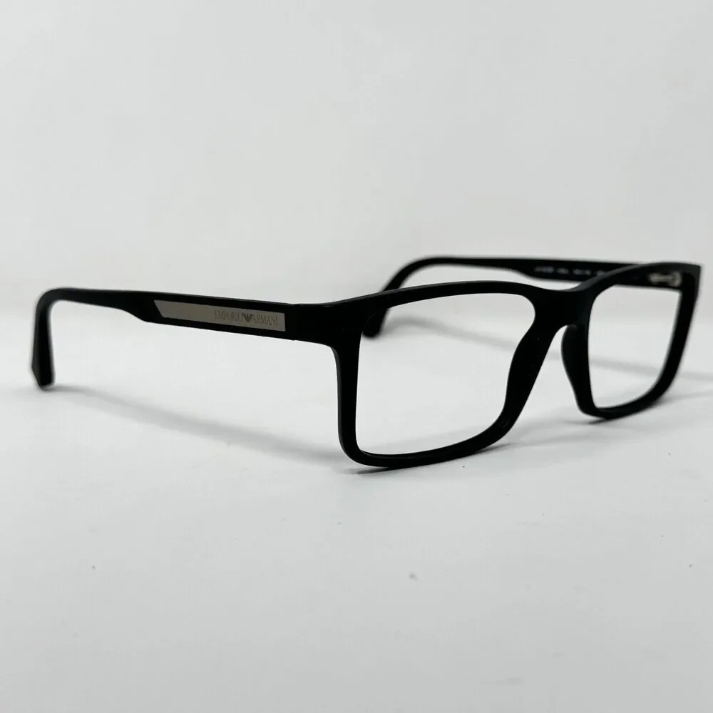 Emporio Armani EA3038 5063 Matte Black Eyeglass Frames 56-16-140